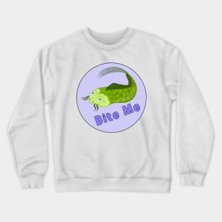 Bite Me Funny Fishing Crewneck Sweatshirt